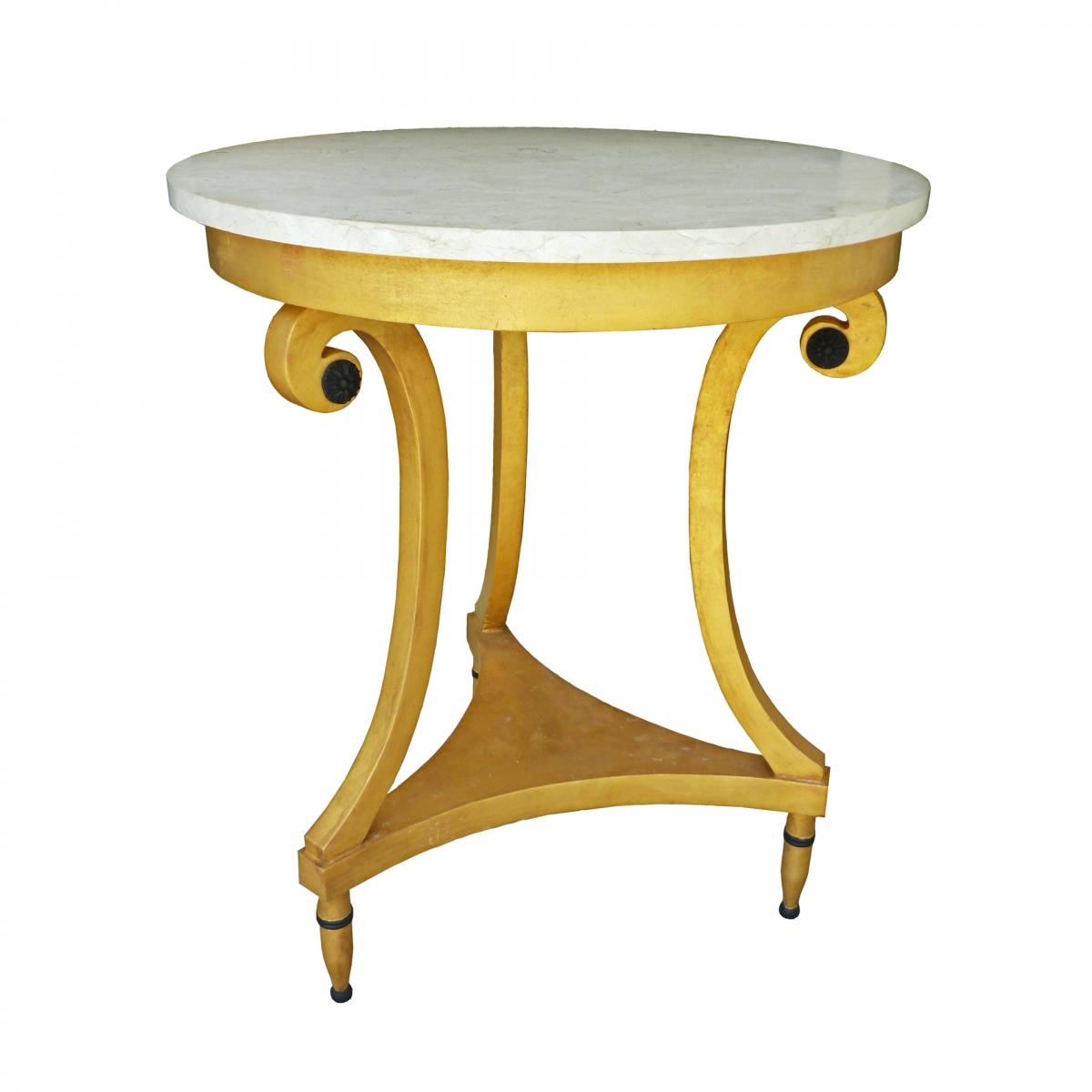 A49 Painted Empire Table Gilt