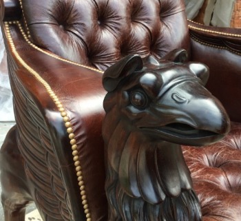 English Georgian  Griffin Chair